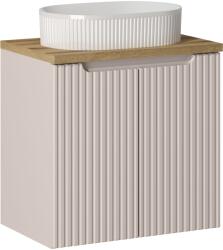 Comad Set dulap Comad Nova Cashmere NOVA CASHMERE 82-60-2D, lavoar Comad Beyond BEYOND 5 WHITE ( E-6564 ), NOVA OAK A 89-60 (SETNOCBOAK60CMDUNBEYOND5WH)