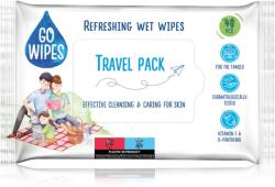 Go Wipes Refreshing nedves tisztító törlőkendők kézre 40 db