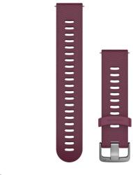 Garmin Óraszíj Forerunner 245 Modellekhez - 20 mm, Szilikon, Bogyó Lila (010-11251-1W)