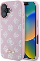GUESS Husa Husa pentru iPhone 16 Plus - Guess Peony Script MagSafe (GUHMP16MPGPYSP) - Pink (KF2340489) - vexio