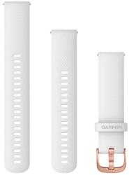 Garmin Óraszíj Vivomove 3 Modellekhez - 20 mm, Szilikon, Fehér (G010-12924-10)