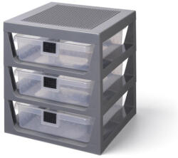 LEGO® Cutii depozitare: Organizator LEGO cu trei sertare (40950003)