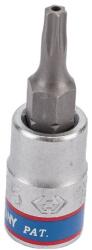 KING TONY Rátűzőkulcs - crowa+bit 1/4" torx, furatos TPX08 - King Tony (203708)