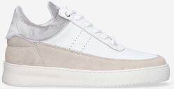 Filling Pieces pantofi de piele întoarsă Low Eva 51325071975 culoarea alb 99KK-OBD1PY_00X