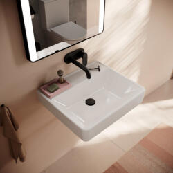 Hansgrohe Xanuia Q kerámia mosdó 55x48 cm csapfurat és túlfolyó nélkül SmartClean, fehér 61148450 (61148450)