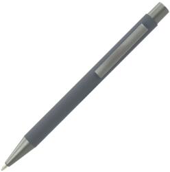 Eurocom Алуминиева химикалка Oslo Rubber, СИВ (31477-А-СИВ)