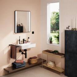 Hansgrohe Xanuia Q kerámia mosdó 60x48 cm csapfurattal és túlfolyó nélkül SmartClean, fehér 61150450 (61150450)