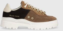 Filling Pieces sneakers din piele întoarsă Court Serrated topaz 9BYX-OBD0WP_88X (71633831933)
