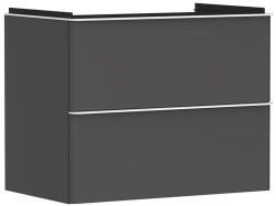 Hansgrohe Xelu Q Mosdószekrény mosdóhoz 780/475 két fiókkal, matt fehér fogantyú/matt szürke gyémánt 54028700 (54028700)