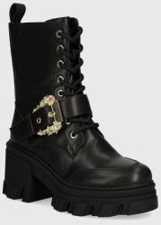 Versace Jeans Couture botine Sophie femei, culoarea negru, cu toc drept, 77VA3S86 71570 899 9BYH-OBD1N7_99X (77VA3S86.71570.899)