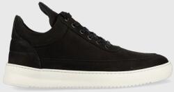 Filling Pieces sneakers din piele întoarsă Low top Ripple culoarea negru, 25121721863 PPYX-OBM14T_99X