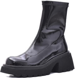 Epica Botine dama, piele lacuita, H3DL50020A 01-G, negru - 40 EU