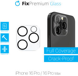 FixPremium Glass - Geam securizat a camerei din spate pentru iPhone 16 Pro & 16 Pro Max