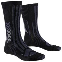 X-Bionic TREKKING PERFORM MERINO CREW Șosete Black/Charcoal 39-41 EU