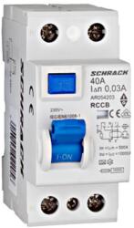 Schrack Hibaáram kapcsoló AMPARO 10kA 25A, 2 pólusú, 100mA, AC (AR002210--)
