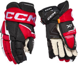 CCM Tacks XF Black/Red/White Senior Hokikesztyűk 14 hüvelyk