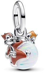 Pandora Disney Chip és Dale gömbdísz függő charm - 793532C01 (793532C01)
