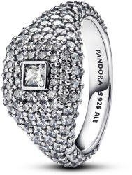 Pandora Négyszögletes pavé koktélgyűrű - 193556C01-48 (193556C01-48)