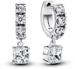 Pandora Pavé függő karika-fülbevaló - 293547C01 (293547C01)