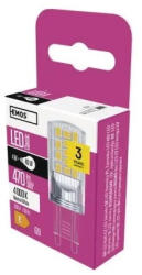EMOS Classic JC G9 4W (40W) 470lm ZQ9545 természetes fehér LED izzó (EMOS-ZQ9545)