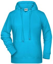 James & Nicholson (Daiber) Női kapucnis biopamut felső 8023 - Türkiz | XL (1-8023-1780553)