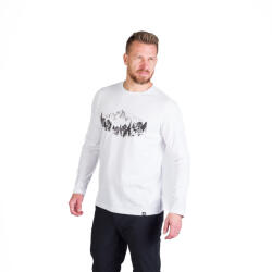 Northfinder Tricou bumbac cu maneca lunga barbati Stewart white (108126-377-102)