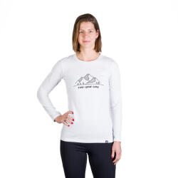 Northfinder Tricou dama cu maneca lunga bumbac Sonya white (108133-377-104)