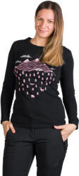 Northfinder Tricou cu maneca lunga din bumbac dama Deann black (108131-269-101)