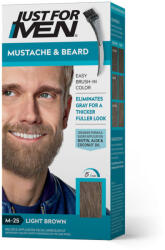 Just for Men szakáll és bajusz színező, világosbarna M-25 - hajpatika