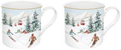 Easy Life Chalet porcelán bögre szett 2db-os, 300ml, díszdobozban