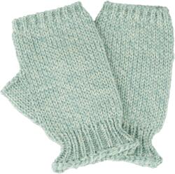 Vlnka Supersoft Merino gyapjú kötött ujjatlan kesztyű türkizkék ruházat méretei Uni