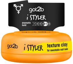 Got2b iStylers Texture Clay hajformázó krém - 75 ml