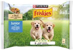 Friskies Junior aszpikos alutasak kutyáknak 4x85g - 340 g