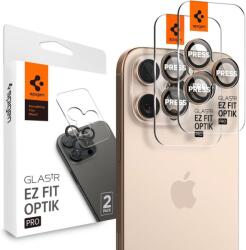 Spigen Folie Camera pentru iPhone 16 Pro (set 2) - Spigen Glas. tR Optik EZ Fit Pro - Desert Titanium - primeshop