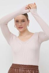 GUESS pulóver ALLIE könnyű, női, bézs, W4RR44 Z2YN2 - bézs M