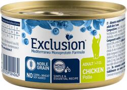 Exclusion Mediterraneo Monoprotein Formula Cat Adult Chicken 85g (csirke)