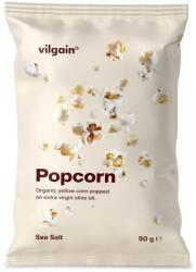 Vilgain Popcorn BIO -⁠ o gustare crocantă ușoară, bogată în fibre, în puțin ulei de măsline extravirgin, cu un vârf de sare pentru un gust delicios - vilgain - 7,99 RON