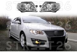 TUNING-TEC Faruri compatibil cu VW Passat B6 3C (2005-2010) ANGEL EYES Crom (6975)