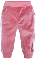 SuperBaby Pantaloni corai din catifea pentru bebelusi si copii