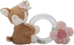Little Dutch Jucarie din plus cu inel cu margele - Caprioara - Fairy Garden - Little Dutch