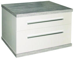 Inter ceramic МЕБЕЛ ЗА БАНЯ БЕЗ УМИВАЛНИК ICP6144-1 61x46x44 КОНЗОЛЕН СИВ/БЯЛ (ICP6144-1)