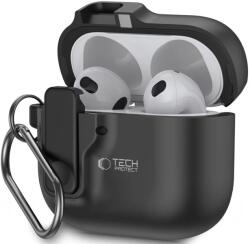 Tech-protect Husă Tech-Protect Slim Hook Apple AirPods 4 neagră (5906302371198)