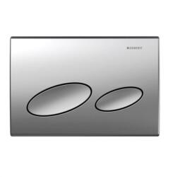Geberit Clapeta WC Geberit Kappa, dubla, orizontala, 142 x 213 mm, ABS, mat, crom, 115.228. 46.1 (115.228.46.1)