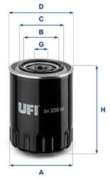 UFI filtru combustibil UFI 24.258. 00 - automobilus