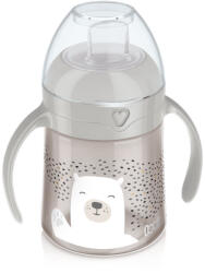LOVI Преходна чаша Lovi - Easy Switch, Buddy Bear, 150 ml, Сива (35/350)