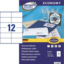 CV címke Címke A4 ELA021 (105x48mm) (ELA021)