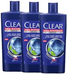 CLEAR Men Cool Sport , sampon anti-matreata pentru barbati, 3 x 610 ml (46850)