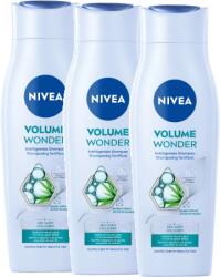 Nivea Volume Strenght, sampon cu colagen si extract de bambus, 3 x 250 ml (44579)