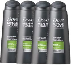 Dove Men+ Care Clean Fresh, sampon pentru par gras, 4 x 400 ml (12114)