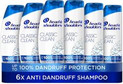 Head & Shoulders Pack 6 x Head&Shoulders Classic Clean, sampon anti-matreata, 200 ml (4258)